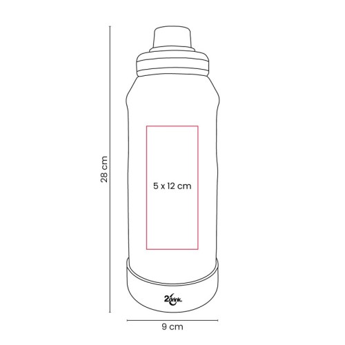 TMPS-279-VECTOR-1 Termo Metalico Termo Ivron Hueso TMPS 279 HU Hueso (TMPS279HU – acero inoxidable / plastico / silicon – articulo promocional)