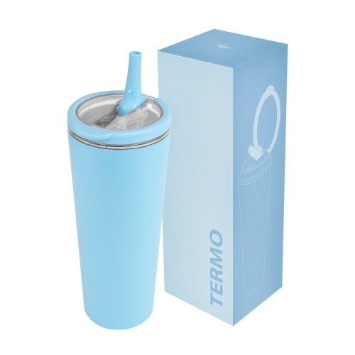 Termo Metalico Termo Bloem Azul Pastel TMPS 289 AP Azul Pastel (TMPS289AP - acero inoxidable / plastico - articulo promocional)