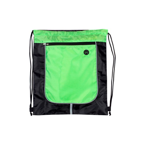 Articulo Escolar Morral Tipo Saco Kiev. TX-062V Verde (TX062V - articulo promocional)