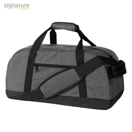 TX-063_01-1 Deportes Maleta Baku. TX-063 Gris (TX063 – articulo promocional)