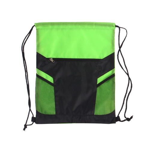 Mochila Morral Tipo Saco Masak. TX-084V Verde Limon (TX084V - articulo promocional)