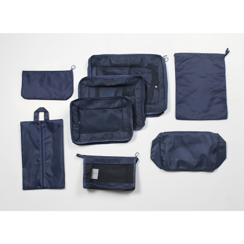 Articulo Viaje Set de Bolsos Organizadores. TX-122A Azul Marino (TX122A - articulo promocional)