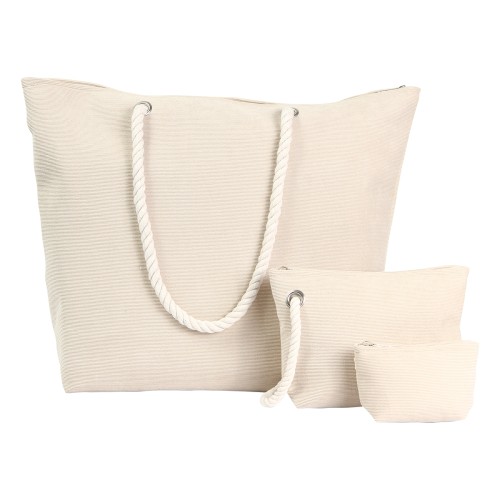 ARTICULO VIAJE SET DE BOLSAS PRATS. TX-259BE BEIGE (TX259BE - ARTICULO PROMOCIONAL)
