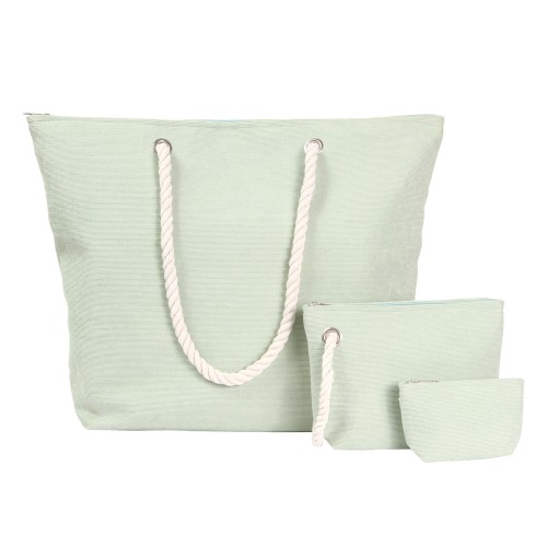 ARTICULO VIAJE SET DE BOLSAS PRATS. TX-259V VERDE CLARO (TX259V - ARTICULO PROMOCIONAL)