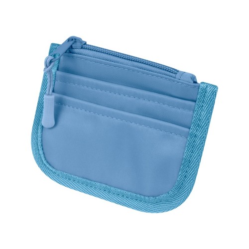 Porta Documentos Monedero Dirham Azul W 654 A Azul (W654A - poliester - articulo promocional)