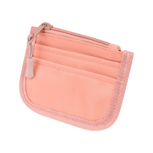Porta Documentos Monedero Dirham Rosa W 654 P Rosa (W654P - poliester - articulo promocional)