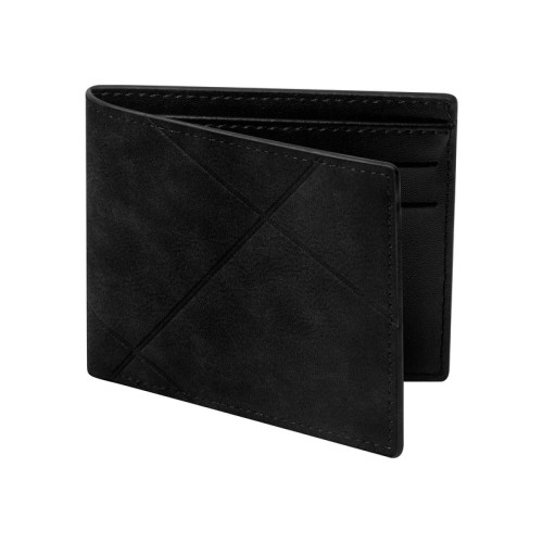 Porta Documentos Cartera Riyal Negro W 655 N Negro (W655N - curpiel / poliester - articulo promocional)