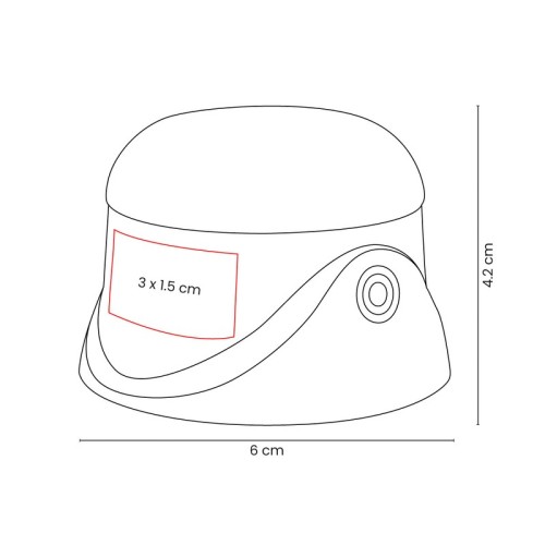 Z-019-VECTOR-1 Bocina Bocina Millet Negro Z 019 N Negro (Z019N – plastico / metal aro magnetico – articulo promocional)