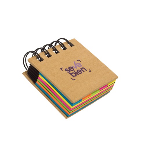 MEMO BOX ESPIRAL (T291 NATURAL) - ARTICULO PROMOCIONAL