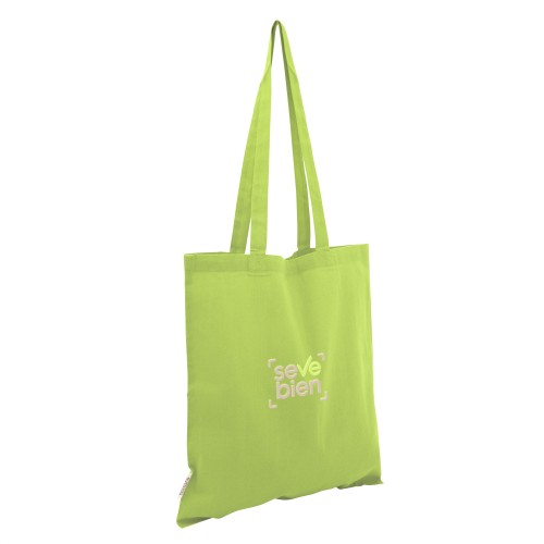 BOLSA DE ALGODON RECOTI FULL COLOR (C587 VERDE MANZANA) - ARTICULO PROMOCIONAL