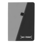 Libreta Trek (T810 GRIS + NEGRO) - Articulo Promocional