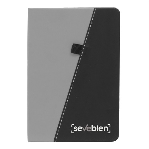 LIBRETA TREK (T810 GRIS + NEGRO) - ARTICULO PROMOCIONAL