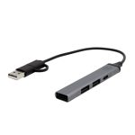Adaptador Hub Multipuerto Hamel (EC780 GRIS) - Articulo Promocional