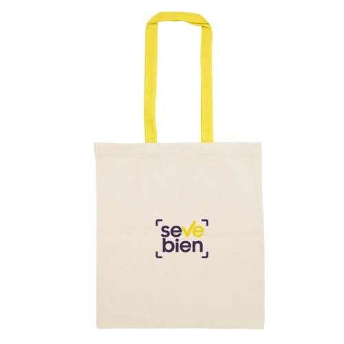 BOLSA DE ALGODON DONNA (C574 AMARILLO) - ARTICULO PROMOCIONAL