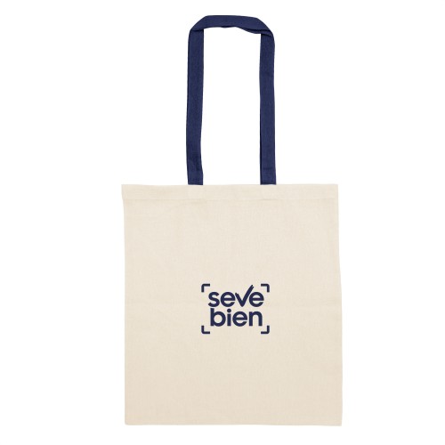 BOLSA DE ALGODON DONNA (C574 NAVY BLUE) - ARTICULO PROMOCIONAL