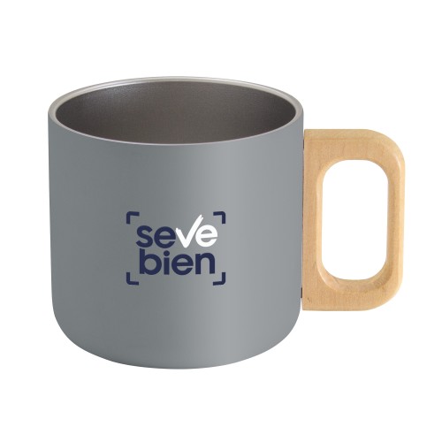 Taza Termica Timber Ii (T741 GRIS CLARO) - Articulo Promocional